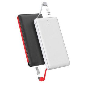 OKZU C1008 10,000mAh Mobile backup with 5V-2A cable battery power bank provide OEM available
