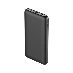 OKZU C1010 10000mAh Black Texture Surface Fast Charging PD20W Ultra Slim Power Bank with QC22.5W quick charging 