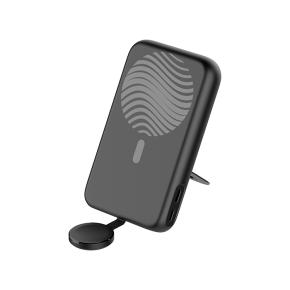 OKZU C1035 Black 22.5W Fast Charging 10000mAh Magnetic Wireless Power Bank 15W PD20W with Dual Type-C Interface